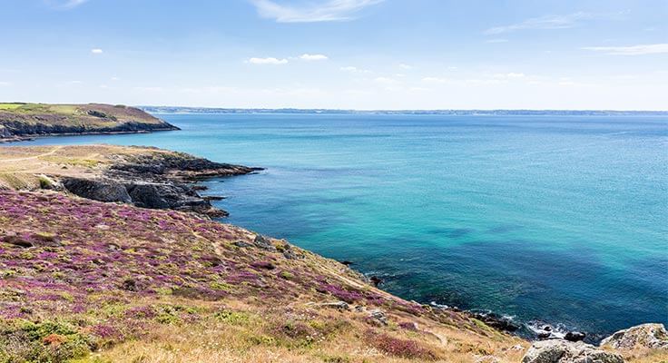 La côte au bout de la Bretagne