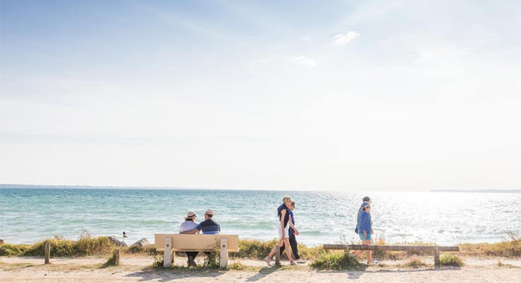 Promenade au bord des plages du Finistère